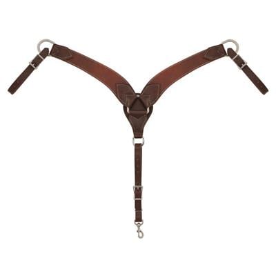 Weaver Leather Bridle Rênes fendues en cuir, marron, 5/8 x 2,1 m