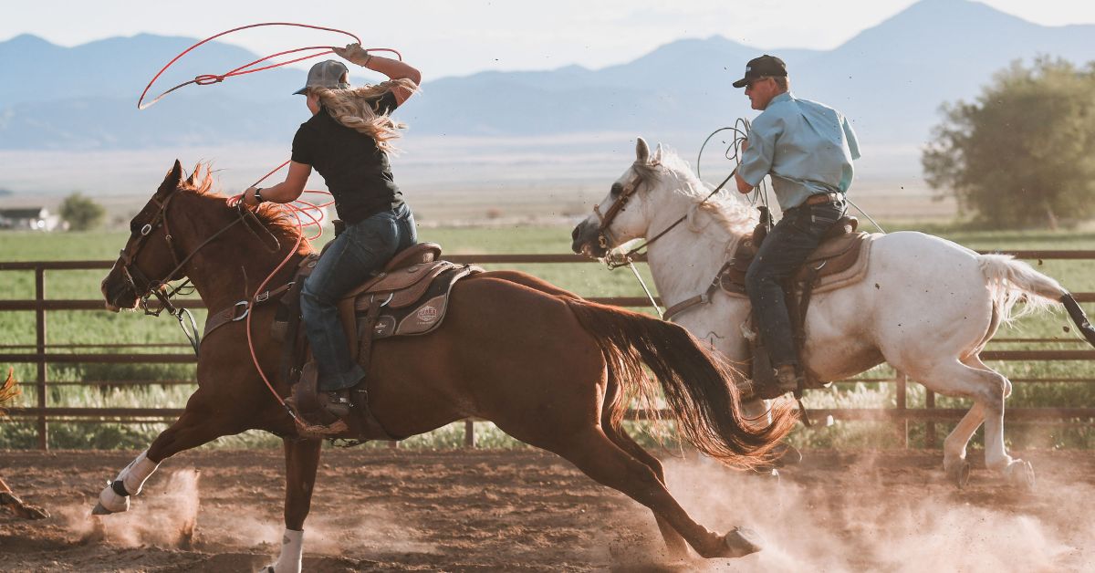 How to Break In New Team Ropes | Frontier Trailers & Roping