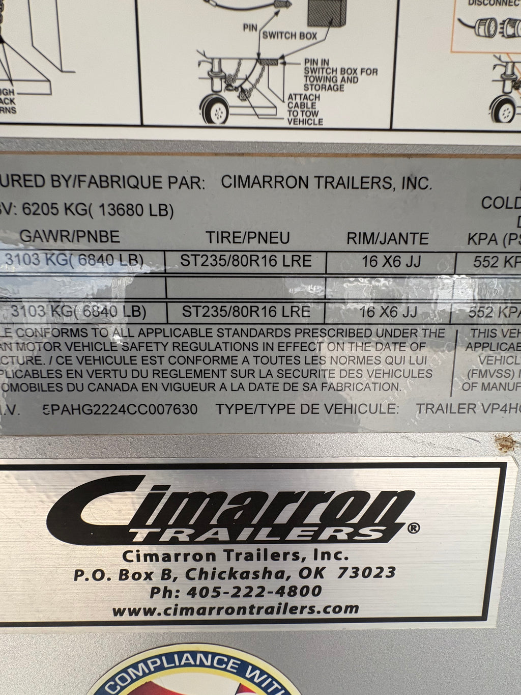 2012 Cimarron 4 Horse Northstar