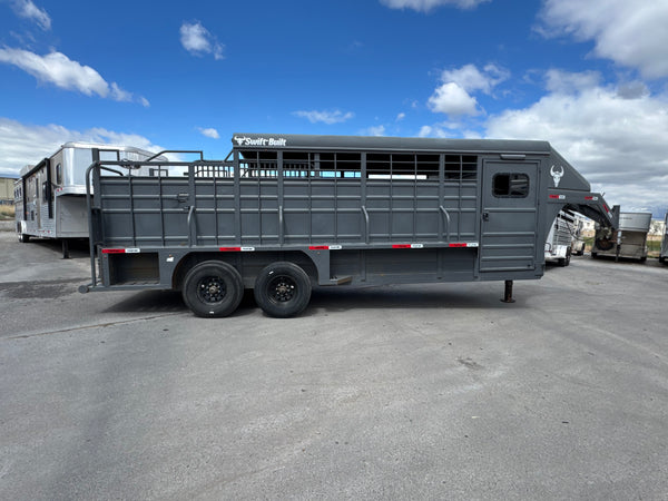 2021 Swift Built 22’ Stock Trailer