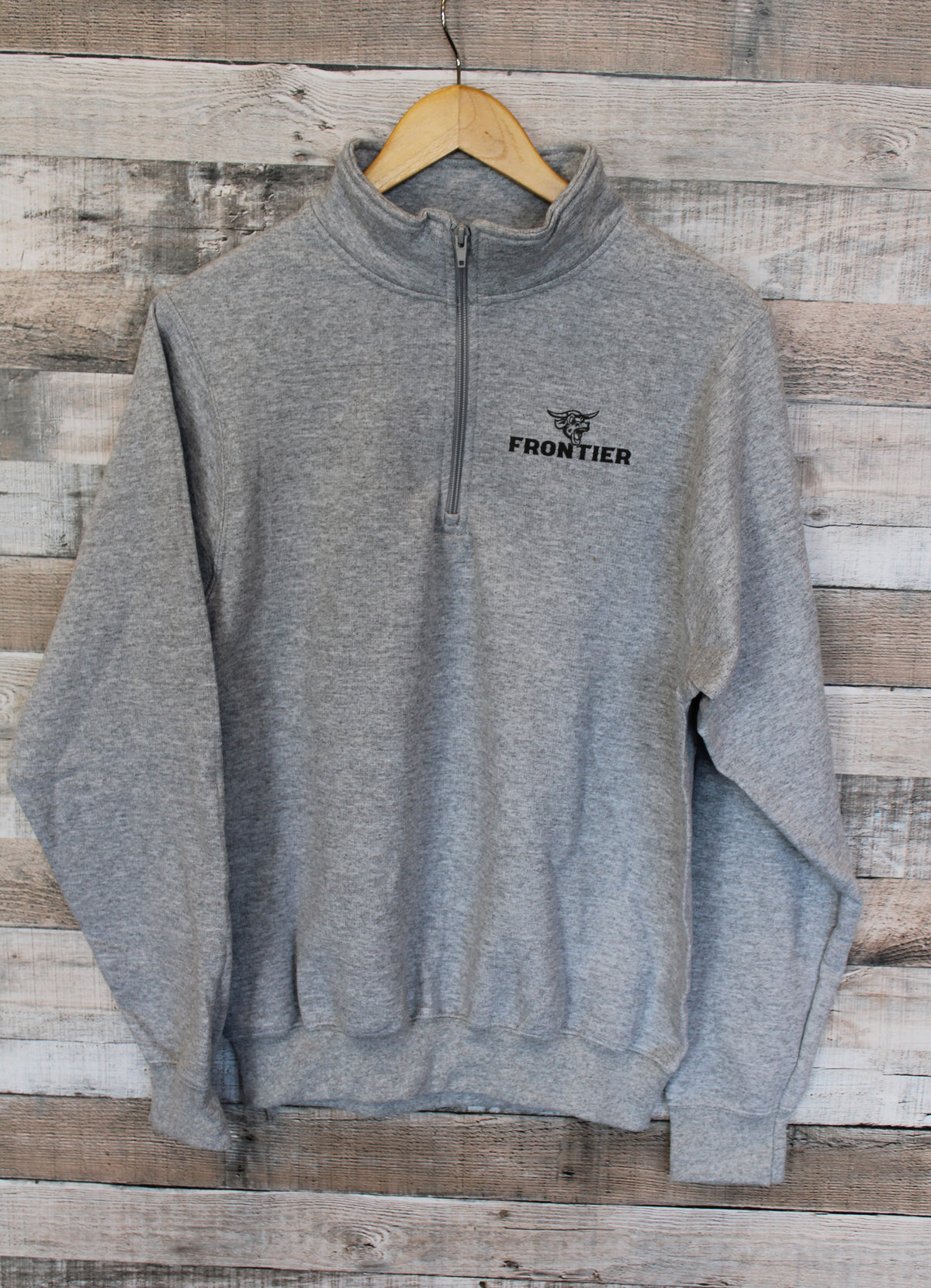Gray Frontier 1/4-Zip Pullover