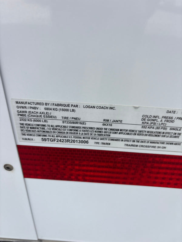 2024 Logan Coach Crossfire 3 GN