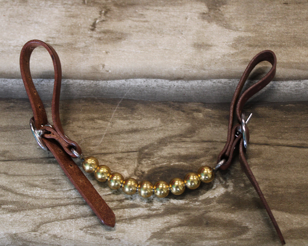 Martin Brass Ball Curb Strap