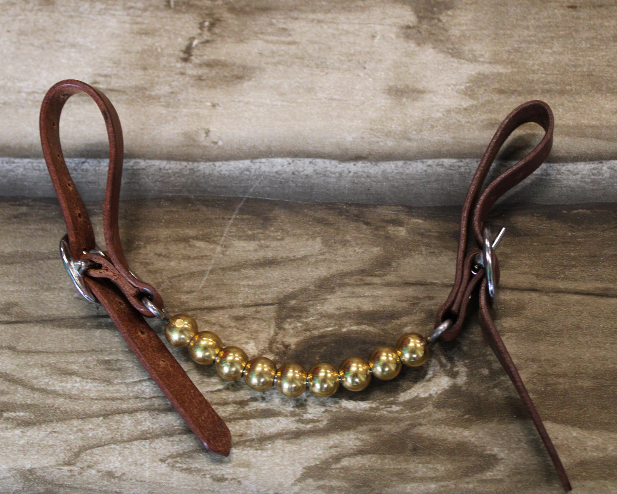 Martin Brass Ball Curb Strap