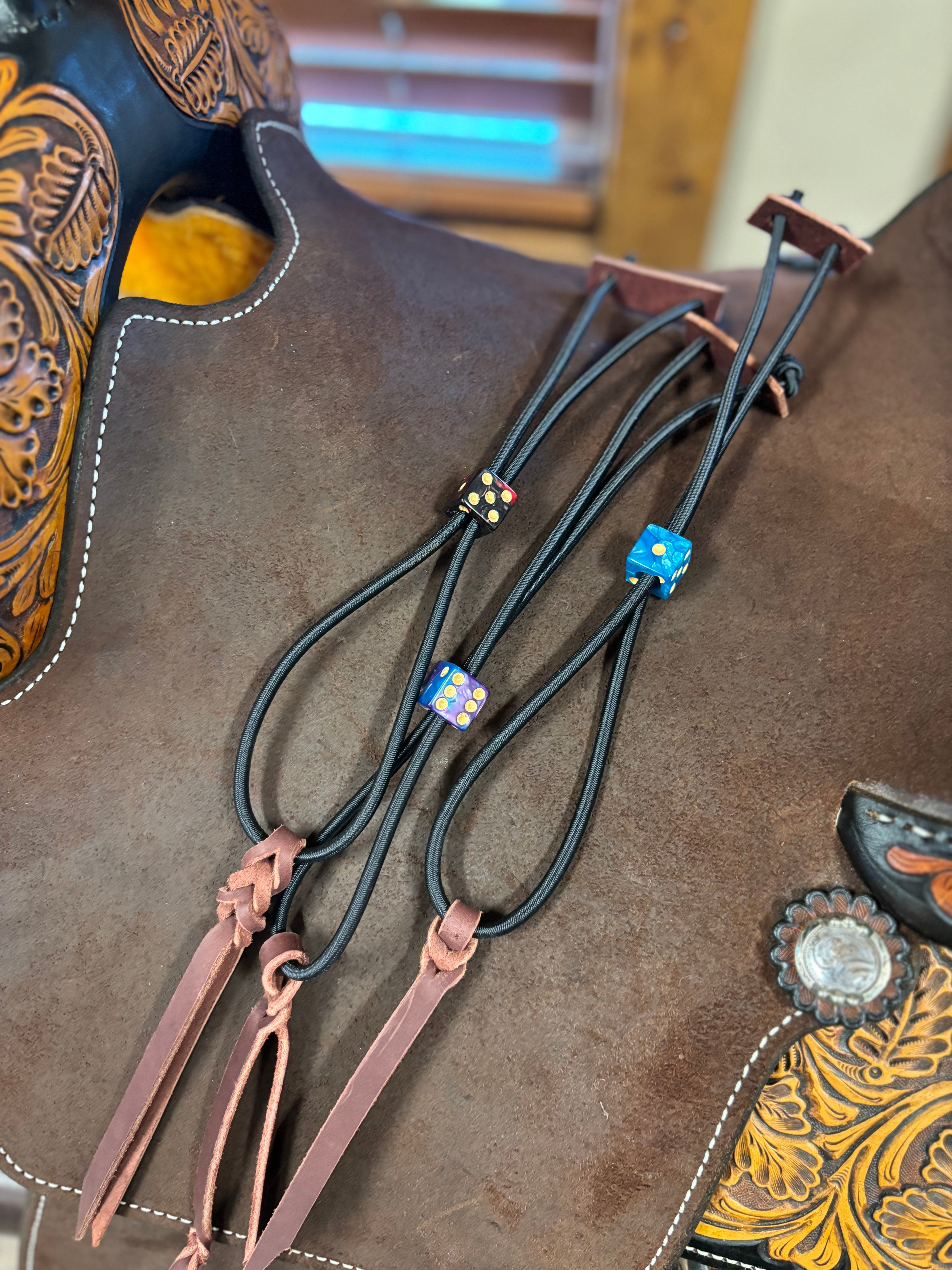 Bungee Rope Strap with Dice – Frontier Trailers & Roping Supply