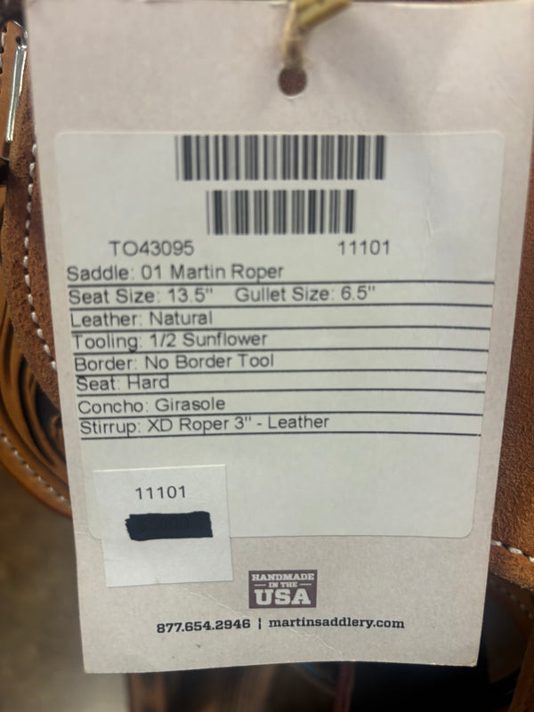 Martin Saddlery Team Roper 13.5” #11101