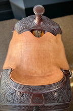 Frontier 14.5” Two Toned Leather Team Roper Saddle