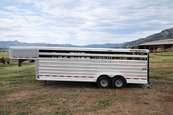 2024 Logan Coach 22’ Cattleman Stock Trailer #12707