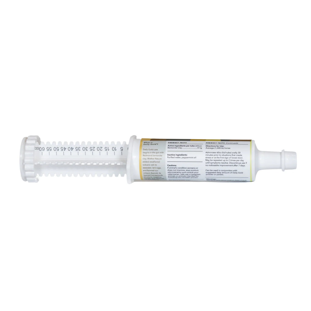 Redmond Daily Gold Syringe - Digestive Stress Relief Horse Paste