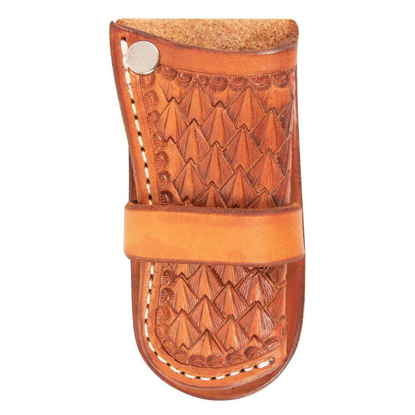 Martin Knife Scabbord Holster Style - Chestnut Stamped