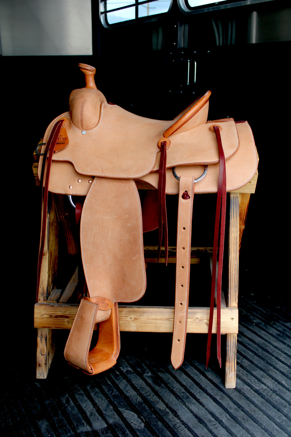Frontier Natural Roughout 14.5'' Roper Saddle