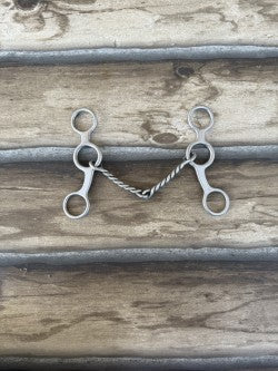 Classic Equine Performance Ring Gag with Twisted Wire