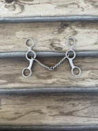 Classic Equine Performance Ring Gag with Twisted Wire