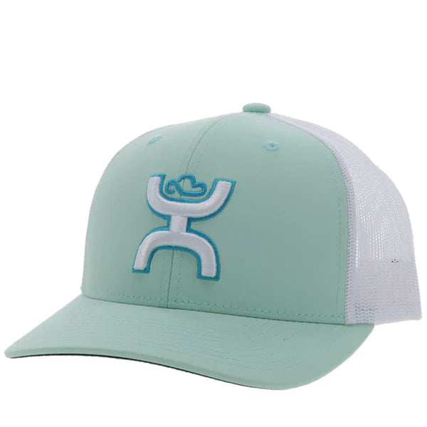 Hooey Sterling Mint/White 6 Panel Youth Hat