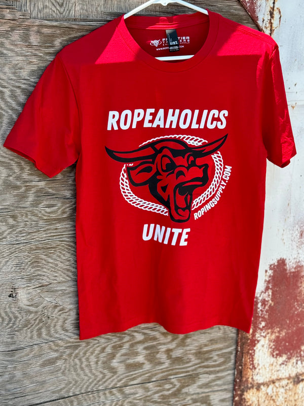 The Ropeaholic T-Shirt in Red