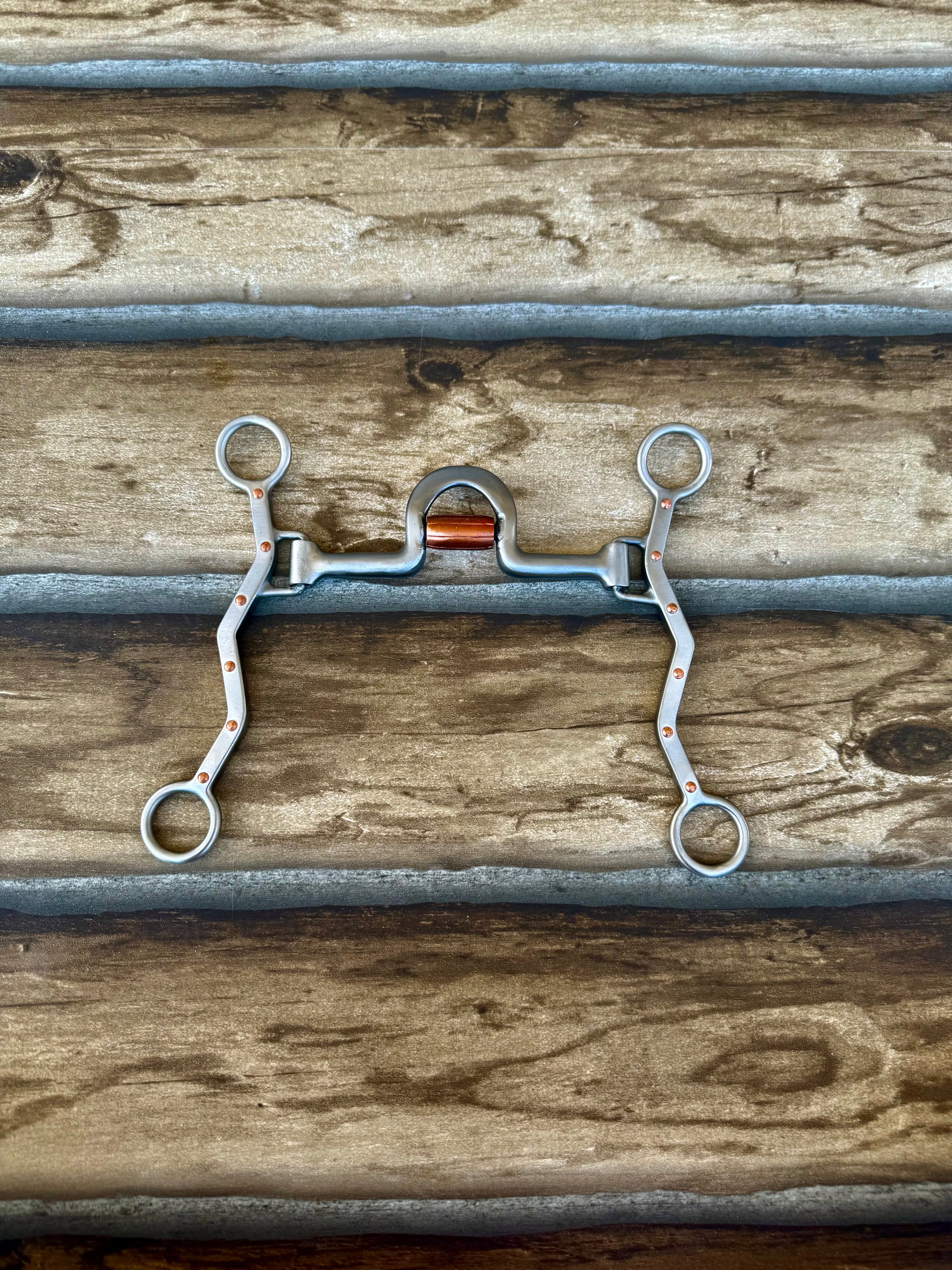 Classic Equine Rickey Green Setter With Roller Bit