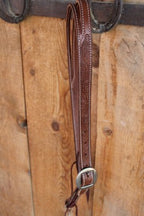 Martin Ranahan Floral Chocolate Split Ear Headstall