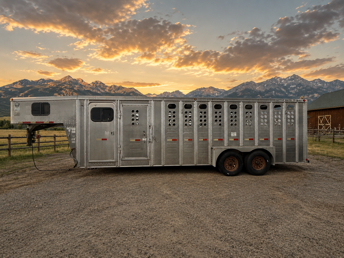 2009 24’ Merritt Stock Trailer