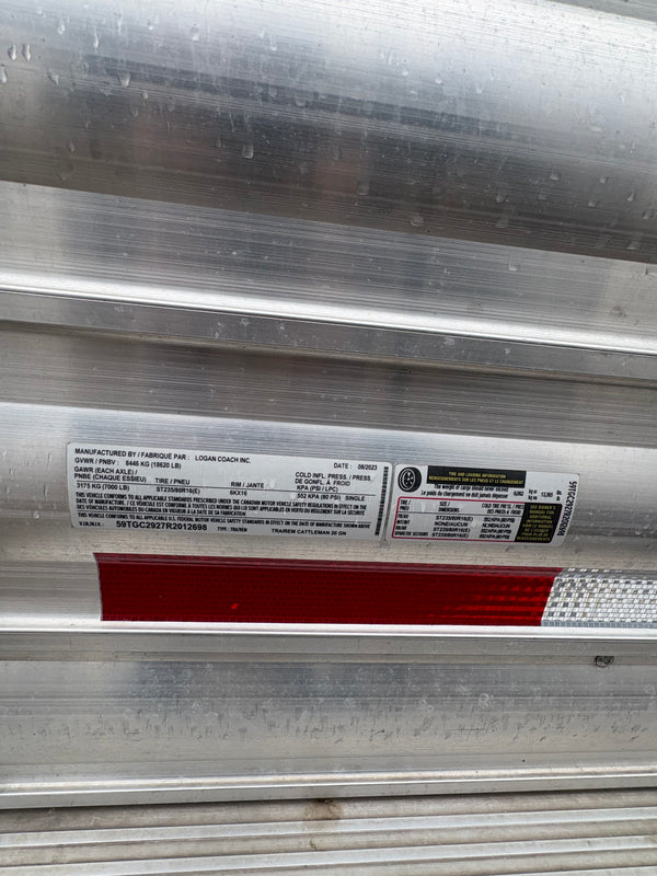 2024 Logan Coach 20’ Cattleman #12698