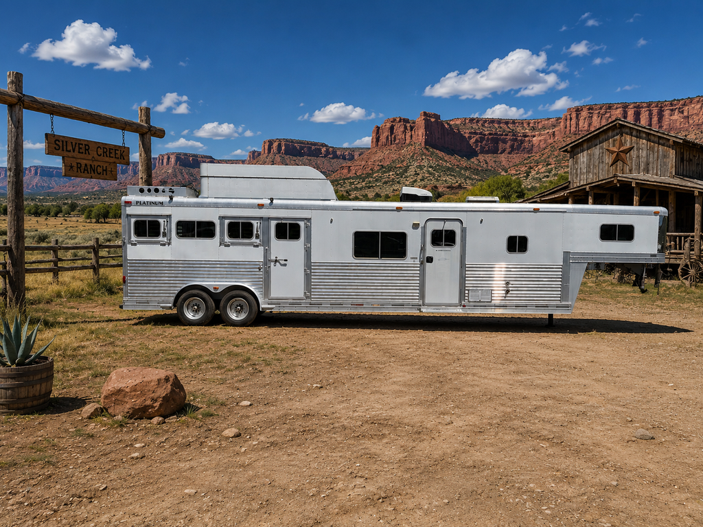 2005 Platinum 4 Horse Living Quarters