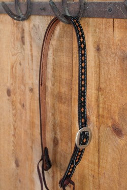 Martin Dark Framed Diamond Stamp Ranahan Headstall