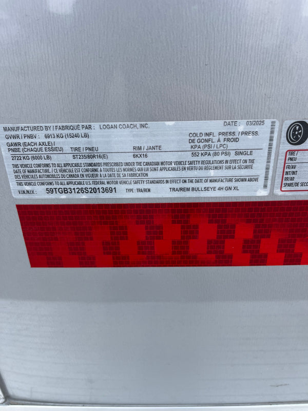 2025 Logan Coach Bullseye 4H XL #13691