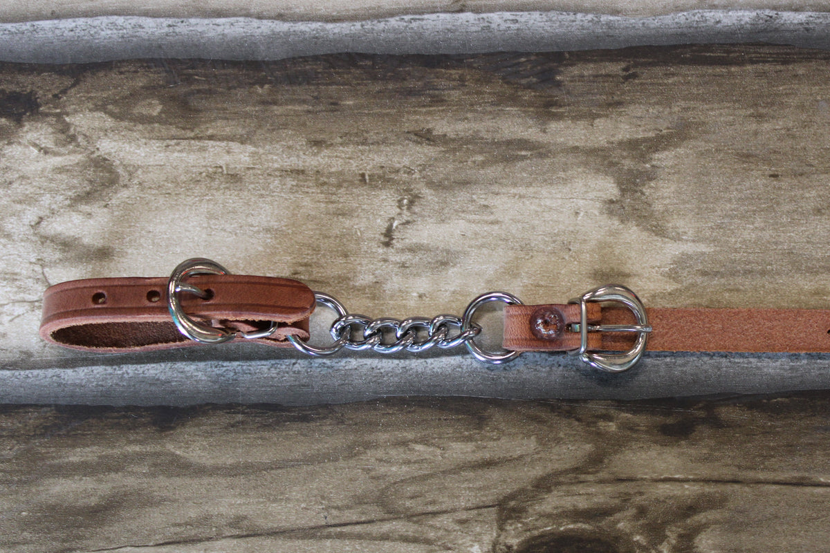 Berlin Harness Single Chain Curb Strap 5/8