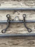 Classic Equine Rasp Straight Shank Bit with Ported Chain