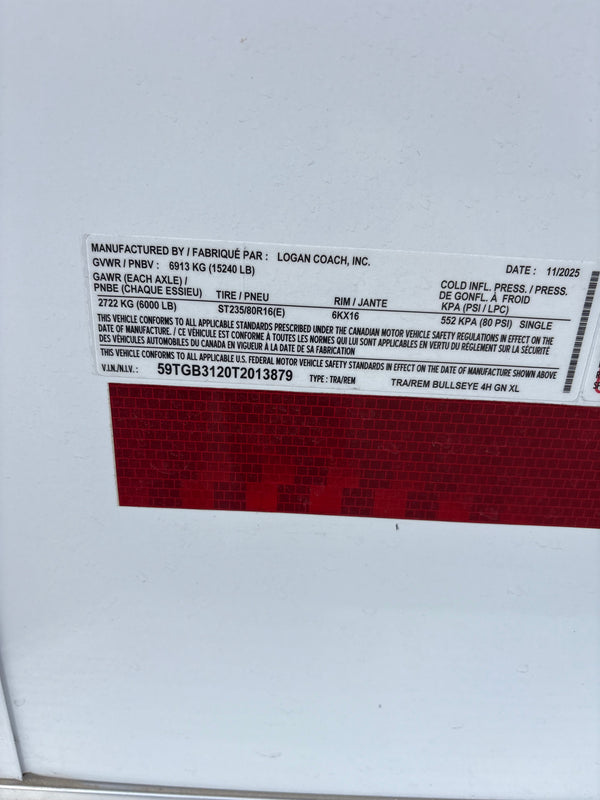 2026 Logan Coach 4 horse Bullseye XL