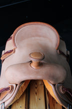 Frontier Natural Roughout 14.5'' Roper Saddle