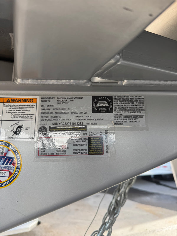 2026 Platinum Coach 25’ Stock Combo DMD #13268