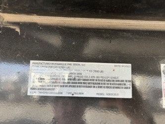 2024 Bison 3 Horse LQ #02098