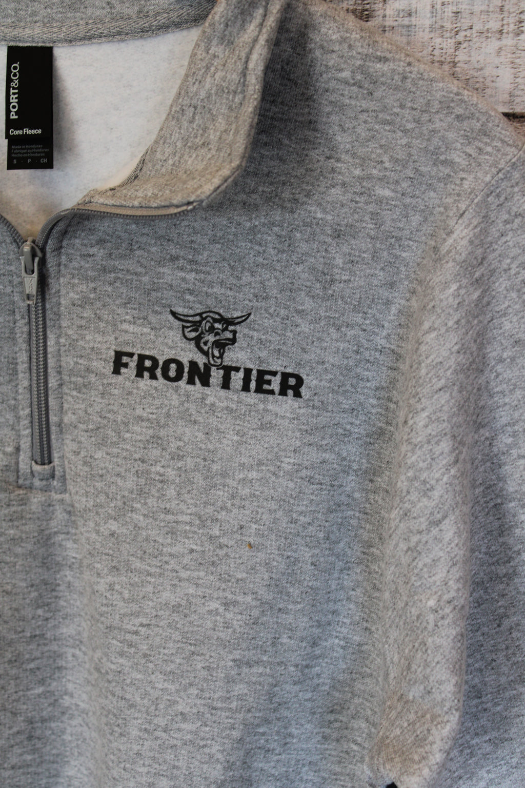 Gray Frontier 1/4-Zip Pullover