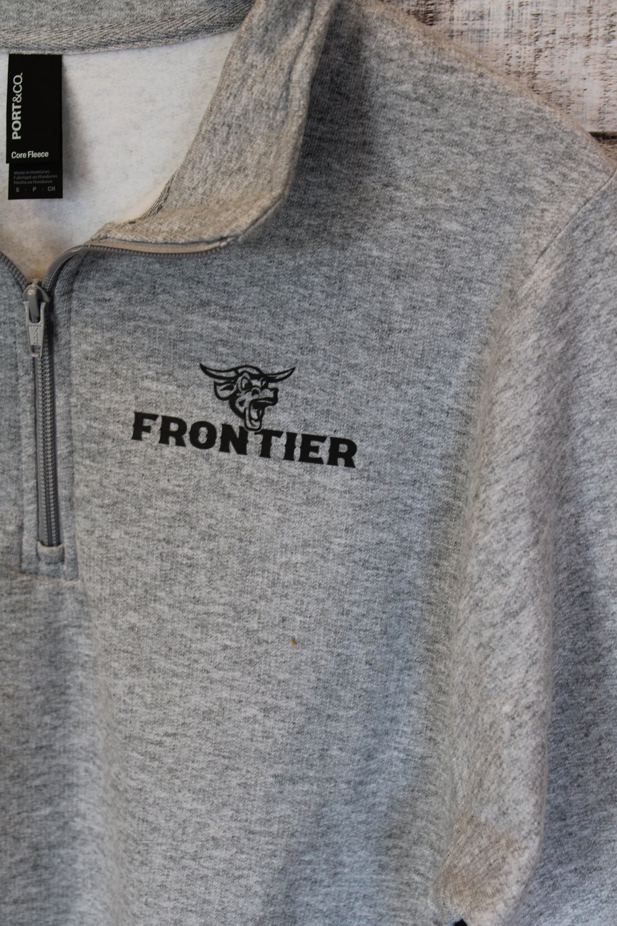 Gray Frontier 1/4-Zip Pullover
