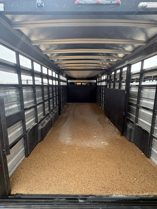2024 Logan Coach 22’ Cattleman Stock Trailer #12707