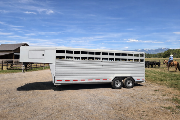 2025 Trails West Hot Shot Stock Trailer