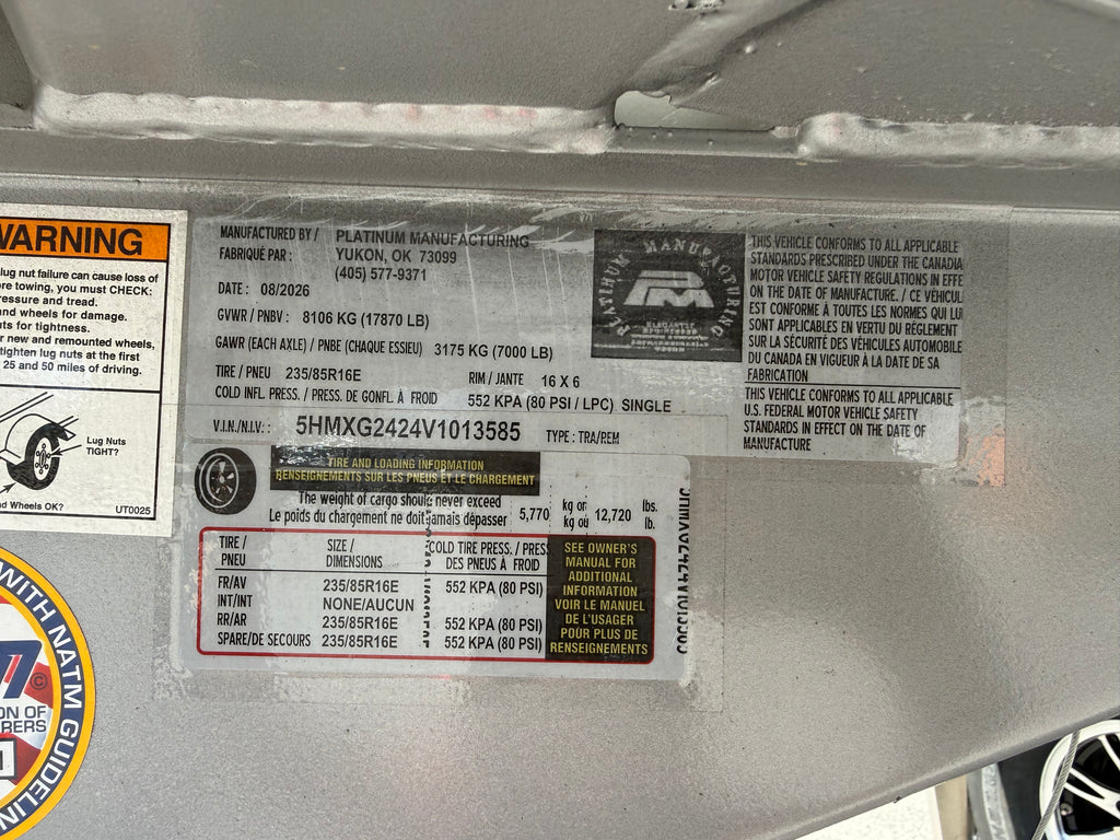 2027 Platinum Coach Stock C-Sport DMD 24’ Stock Combo #13585