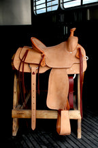 Frontier Natural Roughout 14.5'' Roper Saddle