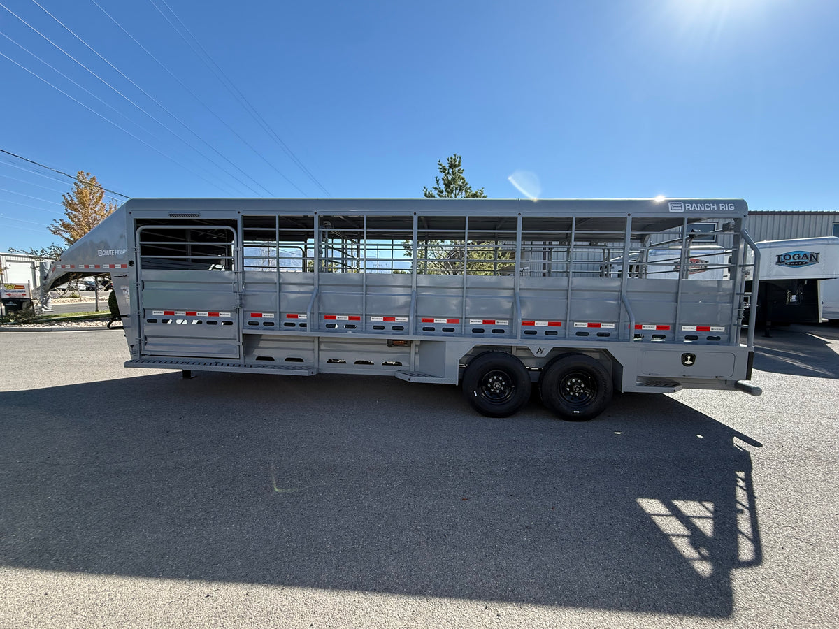 2027 Chute Help 24’ Cattleman Trailer #05081