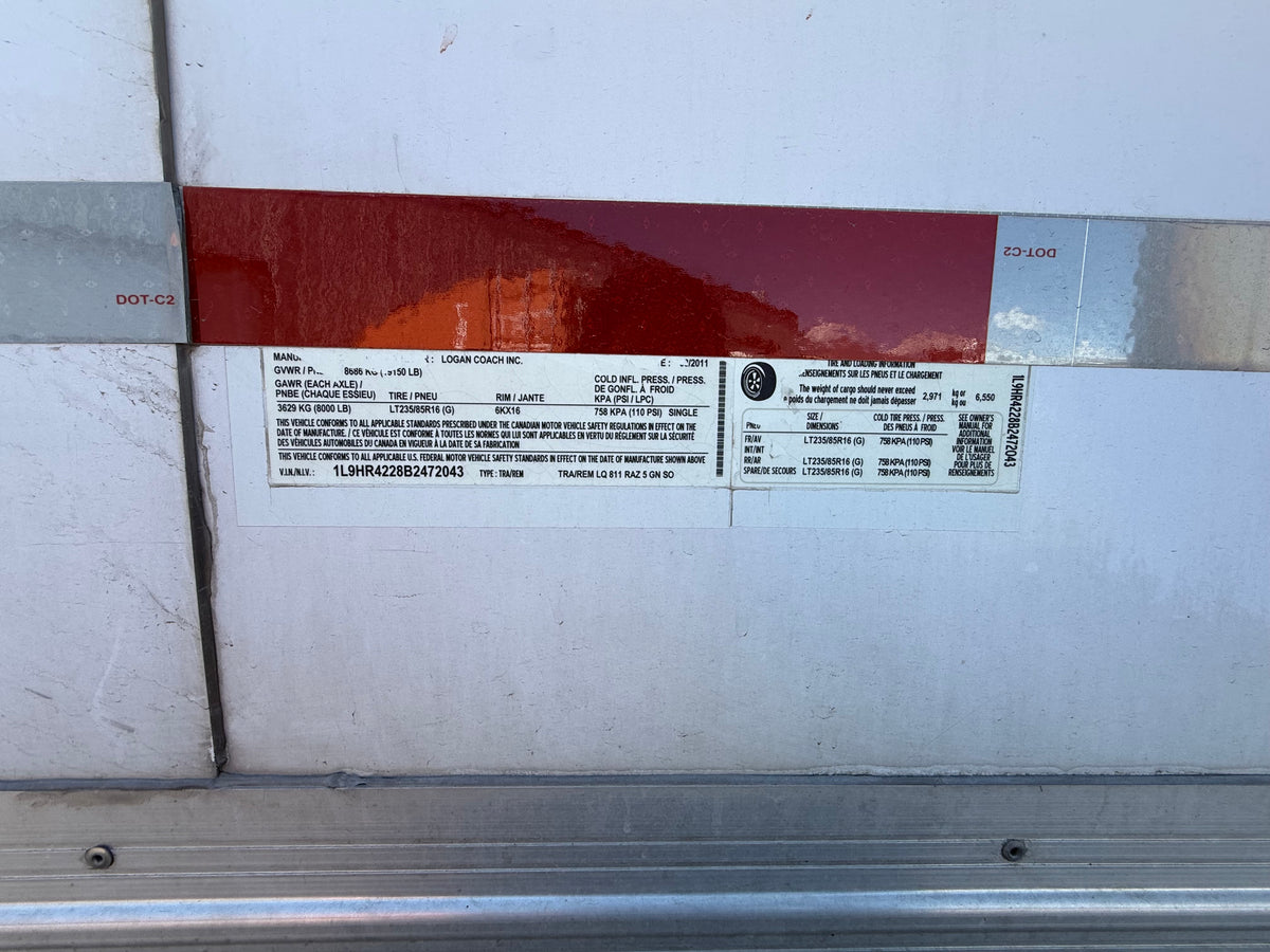 2011 Logan Coach 5H LQ #72042