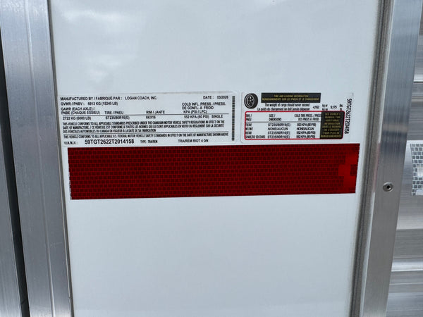 2026 Logan Coach Riot 4 Horse DMD #14158