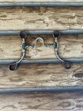 Classic Equine 7 1/2" Browned Iron Ported Twisted Wire Bit