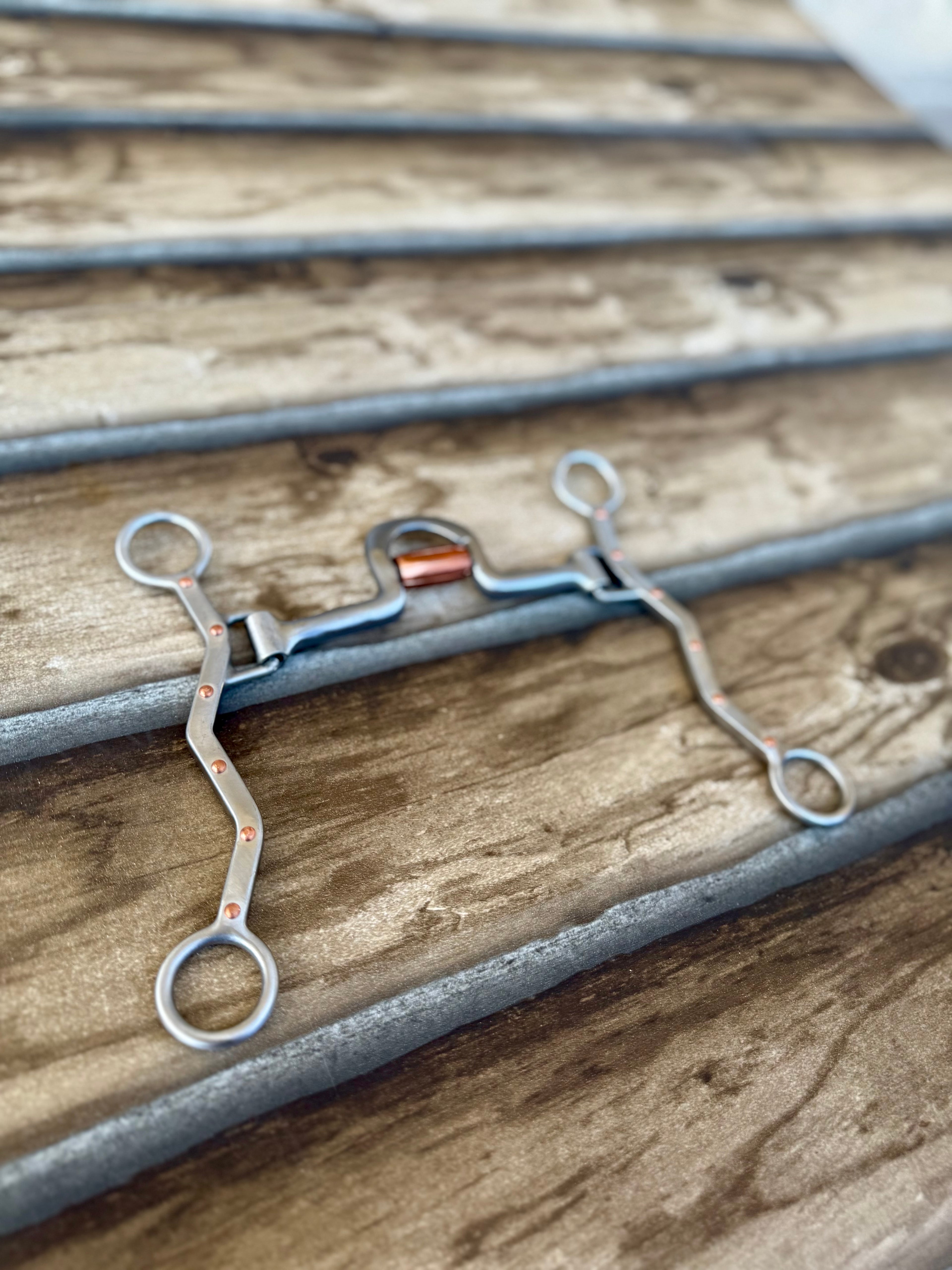 Classic Equine Rickey Green Setter With Roller Bit