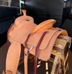 Frontier Natural Roughout 14.5” Team Roper Saddle