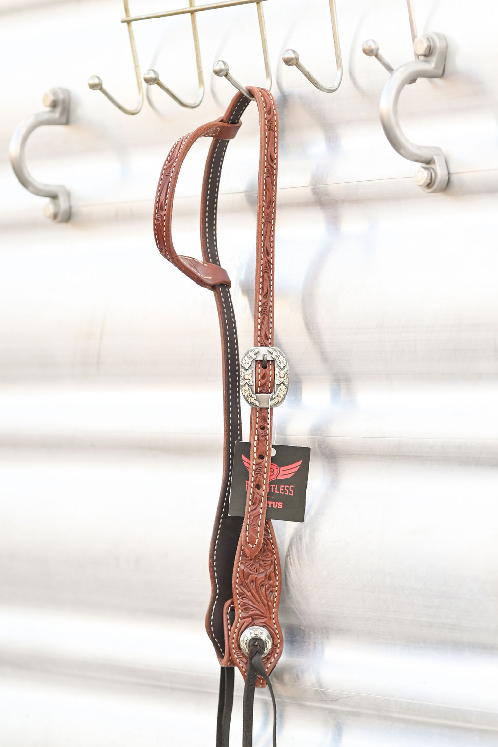 Cactus Saddlery Trevor Brazile Single Ear Tooled Headstall