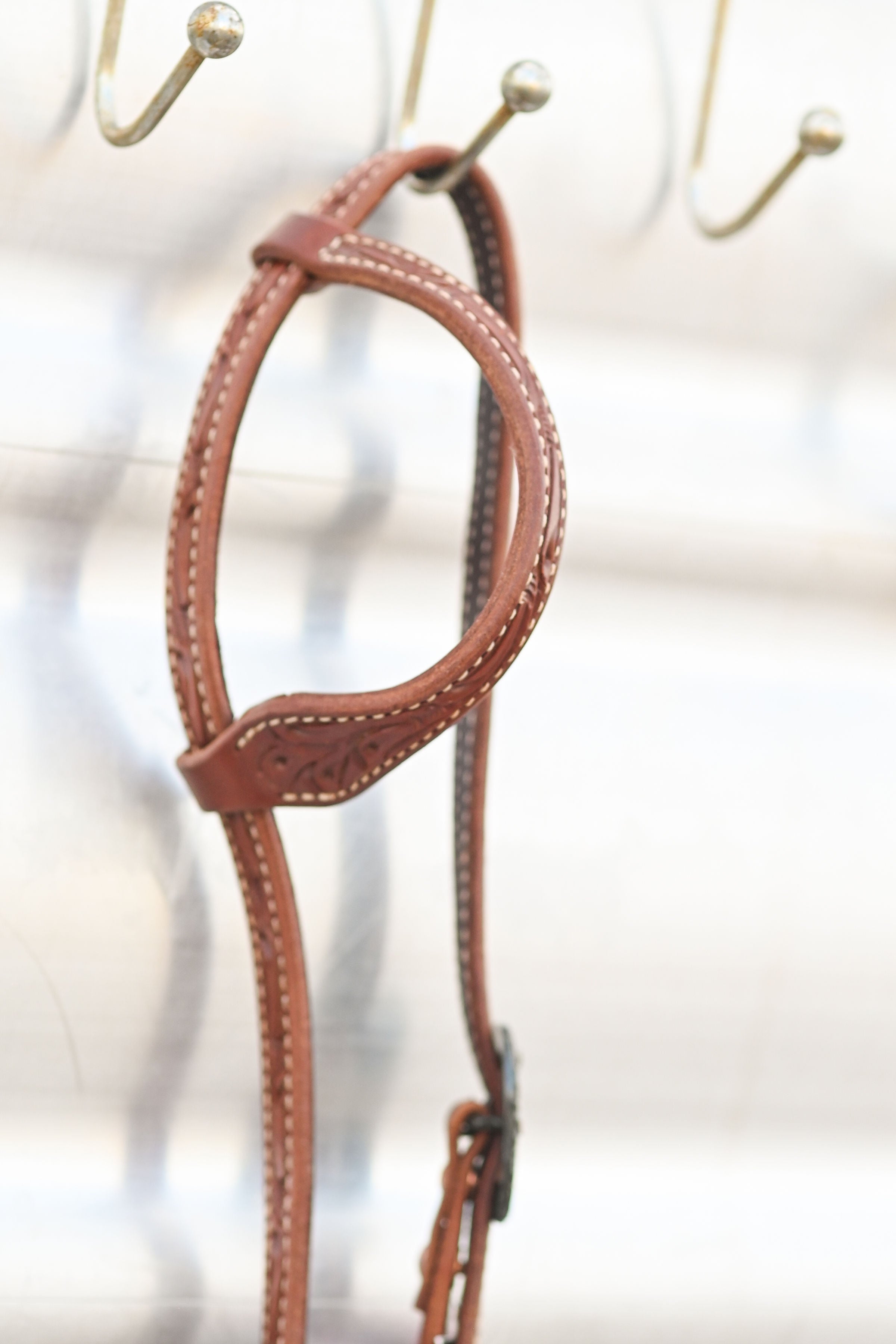 Cactus Saddlery Trevor Brazile Single Ear Tooled Headstall