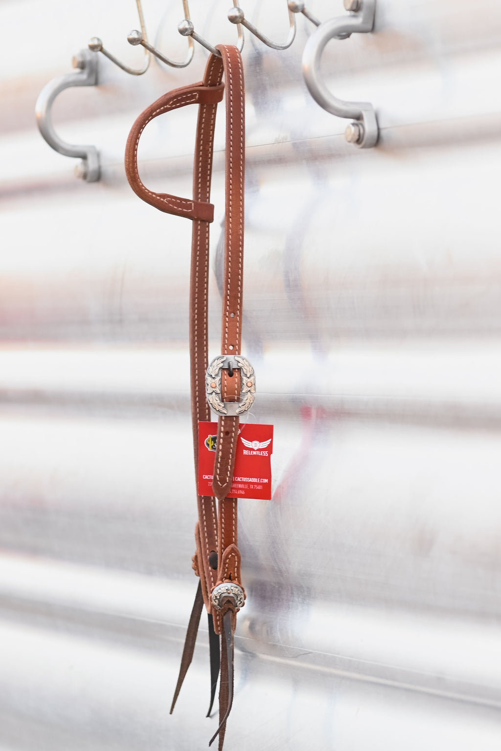 Cactus Saddlery Trevor Brazile Rolled Single Ear Headstall