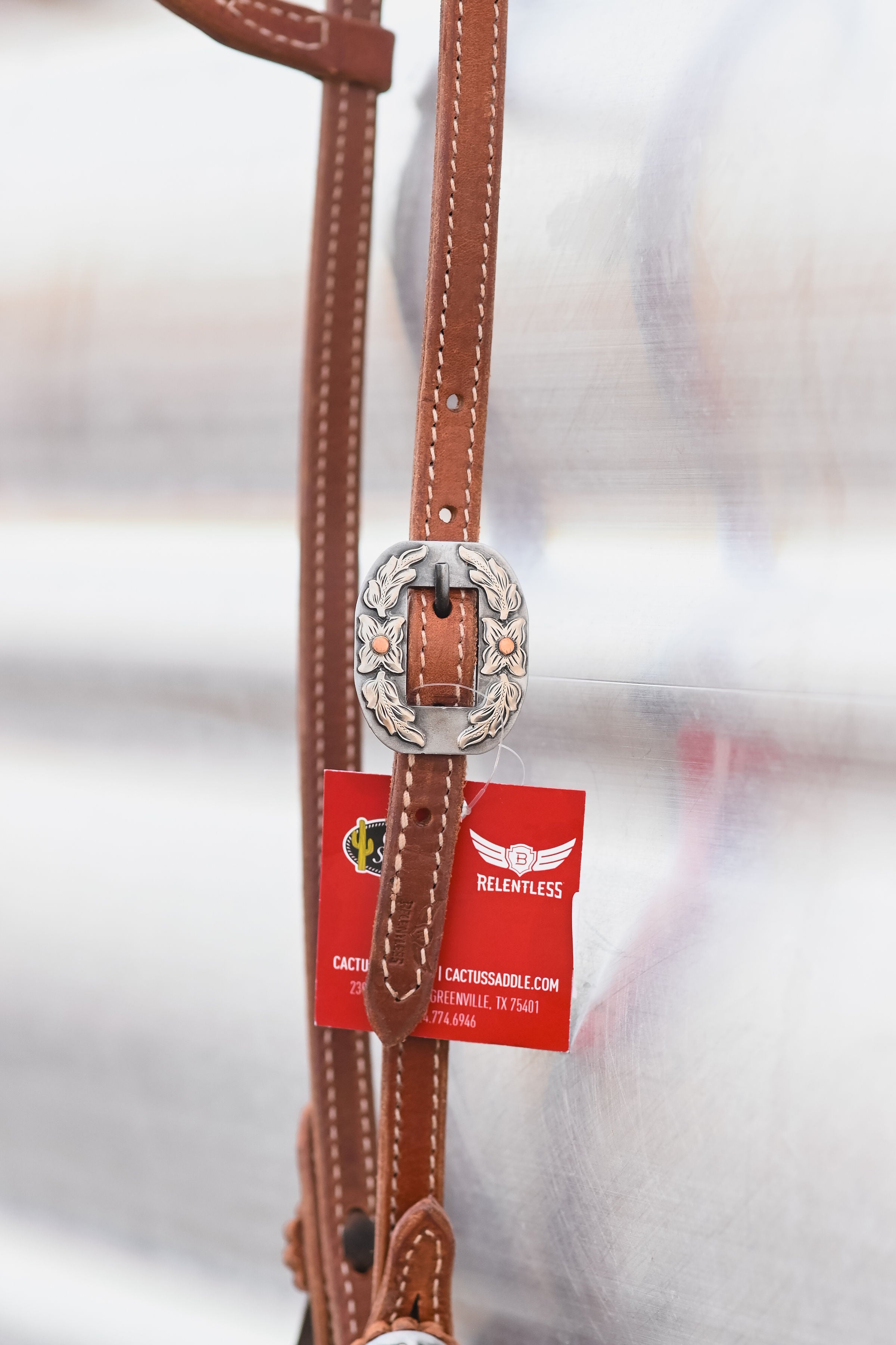 Cactus Saddlery Trevor Brazile Rolled Single Ear Headstall