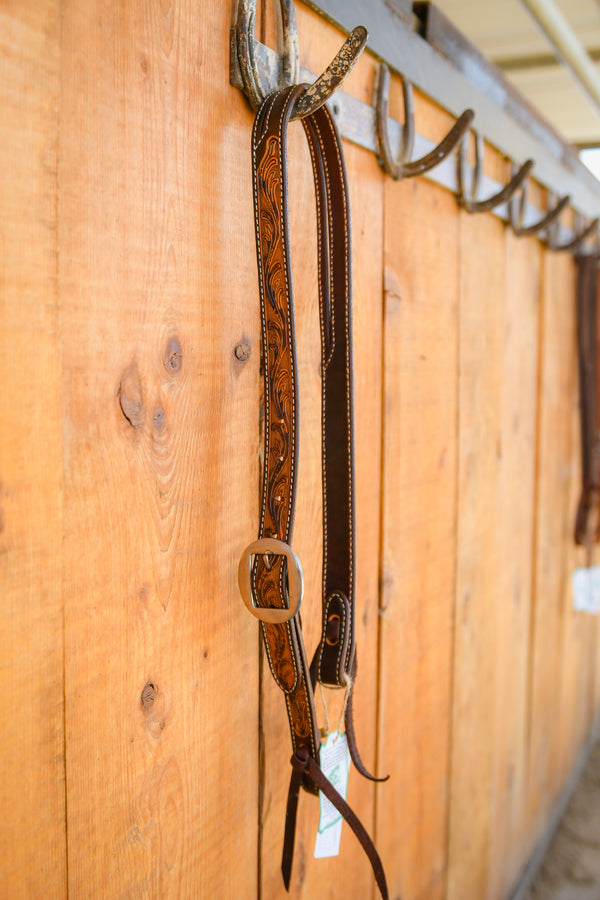 Martin Ranahan Weathered Antiqued Split Ear Headstall