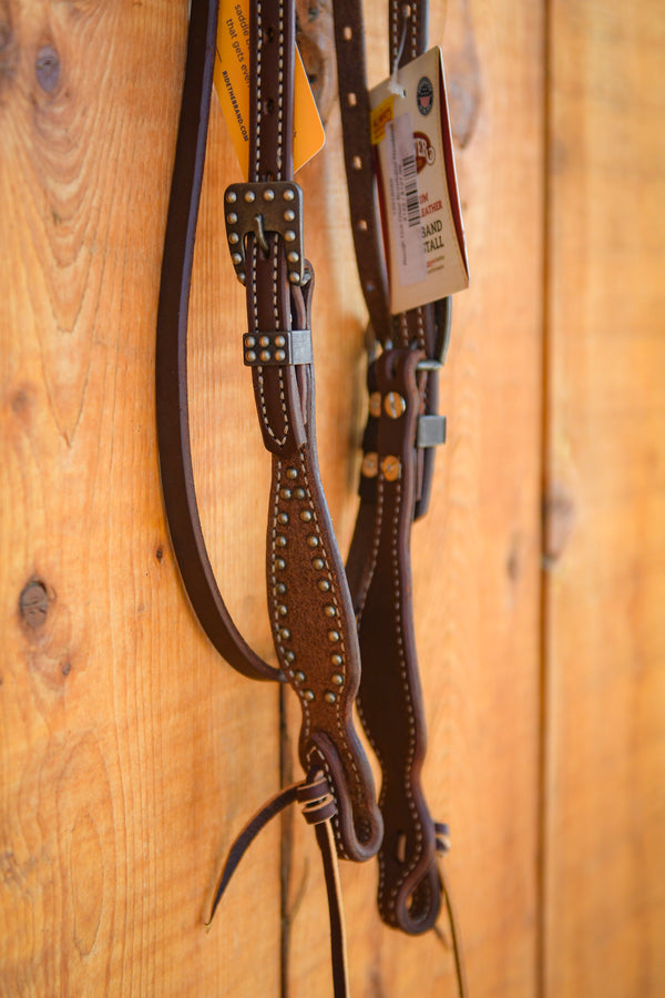 Weaver Leather Rough Out Oiled Browband Headstall